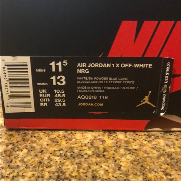 AIR JORDAN 1 X OFF-WHITE NRG